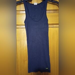 Hollister Navy Blue Ribbed Tank Top, Size XS